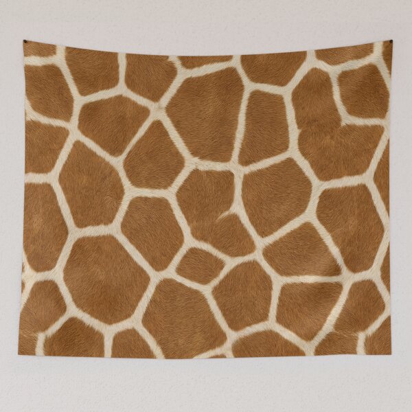 Item preview, Geometric Brown and Cream Giraffe Print Pattern designed and sold by 21 Tulips.