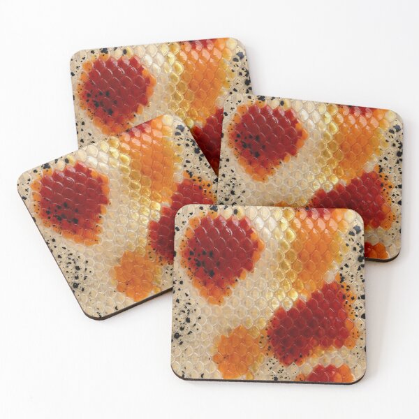 Item preview, Vibrant Japanese Koi Fish Scale Pattern designed and sold by 21 Dragonflies.