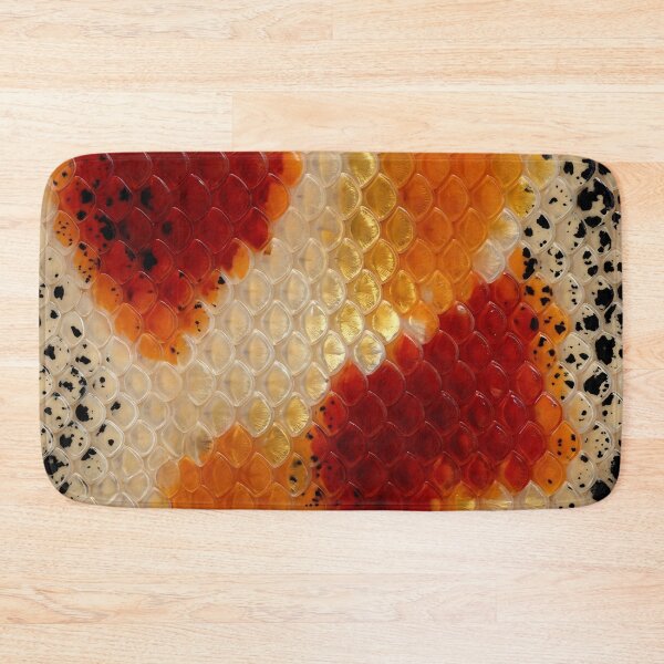 Item preview, Vibrant Japanese Koi Fish Scale Pattern designed and sold by 21 Tulips.
