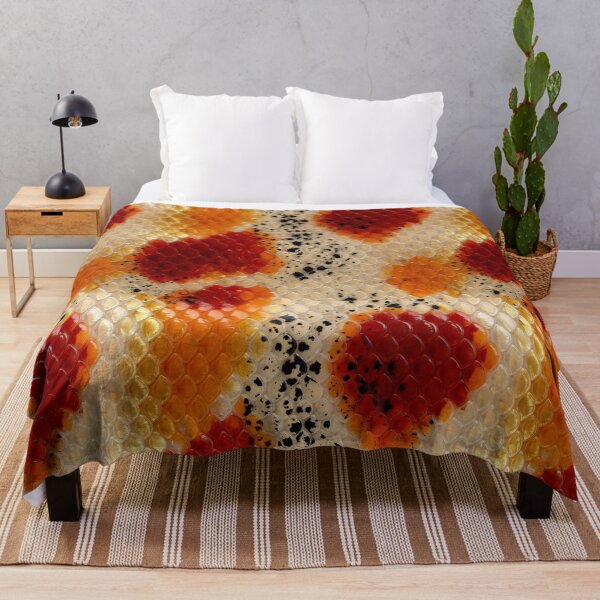 Item preview, Vibrant Japanese Koi Fish Scale Pattern designed and sold by 21 Tulips.