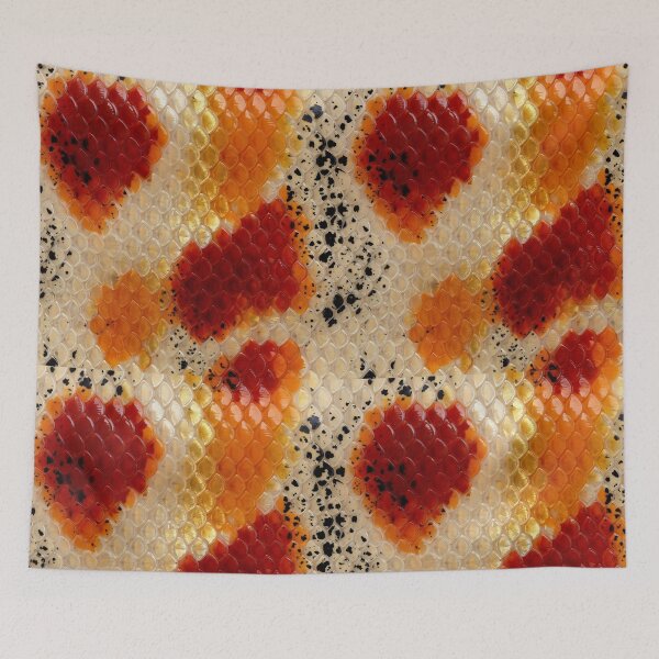 Item preview, Vibrant Japanese Koi Fish Scale Pattern designed and sold by 21 Dragonflies.
