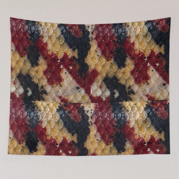 Item preview, Tricolor Japanese Koi Fish Scale Pattern designed and sold by 21 Tulips.