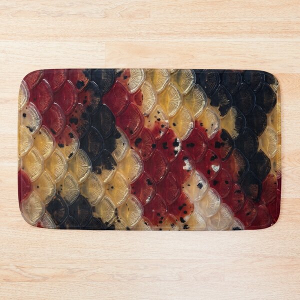 Item preview, Tricolor Japanese Koi Fish Scale Pattern designed and sold by 21 Tulips.