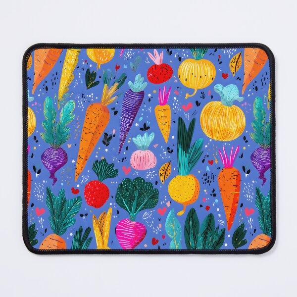 Item preview, Fresh Root Vegetables Vegetarian Food Retro Pattern designed and sold by SecretDicer.