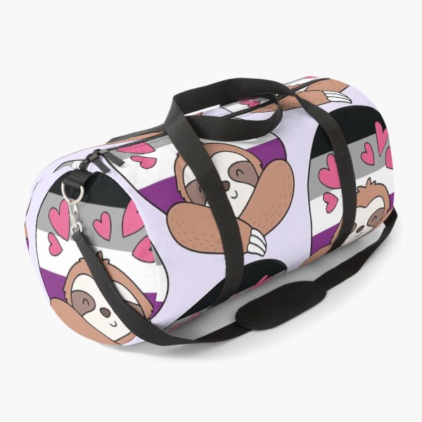 Item preview, LGBTQ Sloth - Kawaii Asexual Pride Sloth With Hearts designed and sold by Cannaxes Studio.