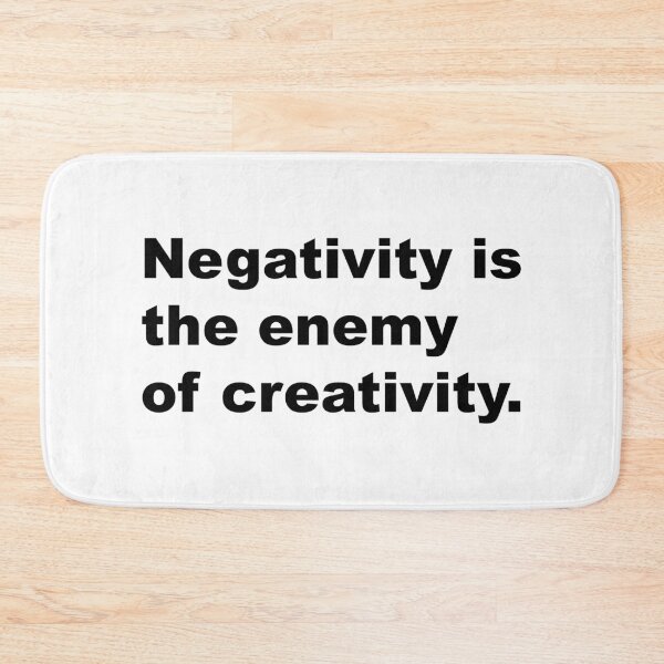 Item preview, Negativity is the enemy of creativity - David Lynch Quote designed and sold by Aesthetic Crew.