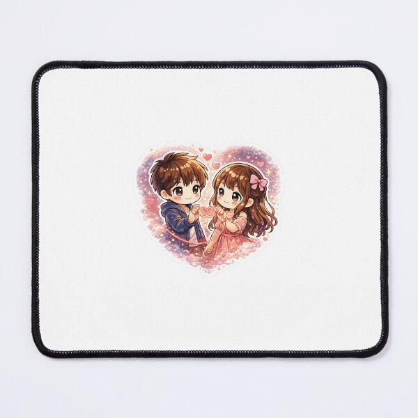 Item preview, Cute Couple with Red String of Fate Sticker Art designed and sold by tommytvkids.