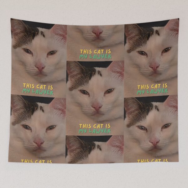 Item preview, Cat Lawyer designed and sold by ritzrobinben.