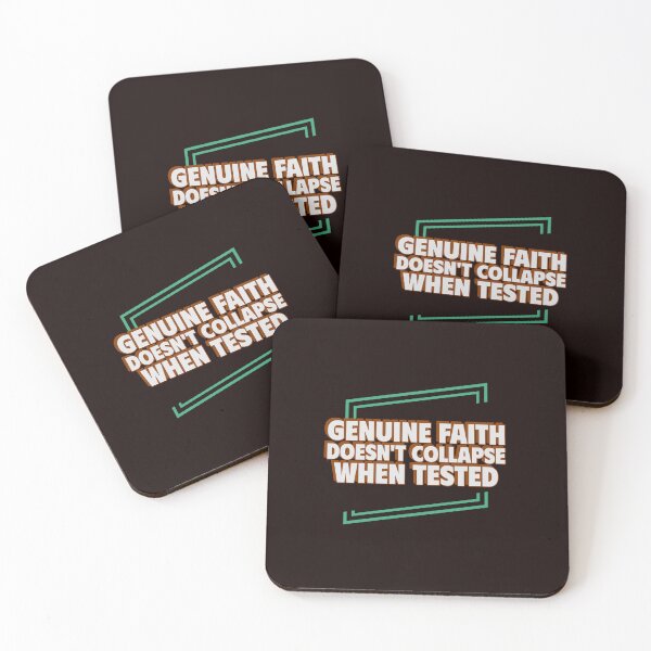 Item preview, GENUINE FAITH DOESN’T COLLAPSE WHEN TESTED | CORE INSIGHTS SERIES — FAITH EDITION designed and sold by WitLounge.