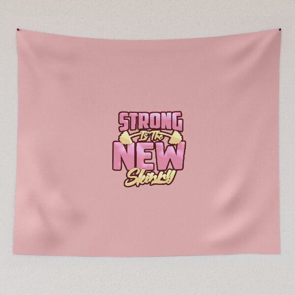 Item preview, Strong Is The New Skinny Gym Girl Motivational Shirt designed and sold by AstronautMerch.