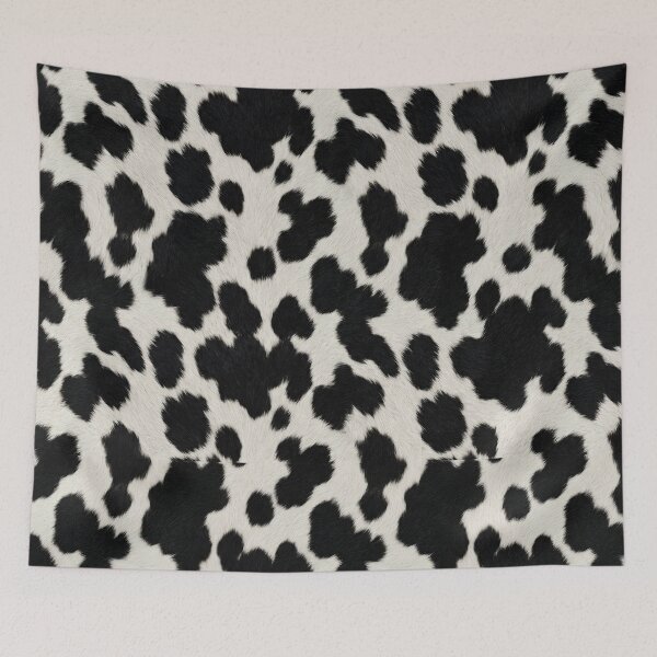 Item preview, Dense Black and White Dalmation and Cow Print Pattern designed and sold by 21 Tulips.