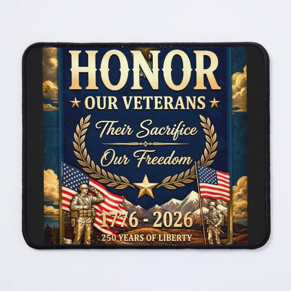 Item preview, HONOR OUR VETERANS THEIR  SACRIFIC, OUR FREEDOME designed and sold by DBM Photo Art 1.