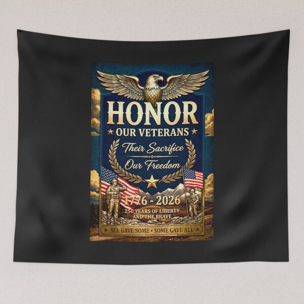 Item preview, HONOR OUR VETERANS THEIR  SACRIFIC, OUR FREEDOME designed and sold by DBM Photo Art 1.