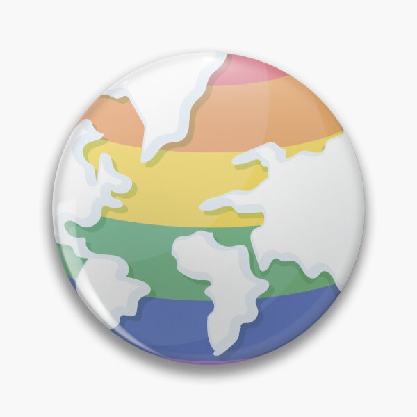 Item preview, Love Wins Rainbow Earth Illustration designed and sold by Rhodes Shop.