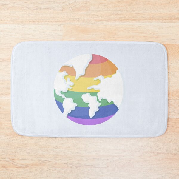 Item preview, Love Wins Rainbow Earth Illustration designed and sold by Rhodes Shop.