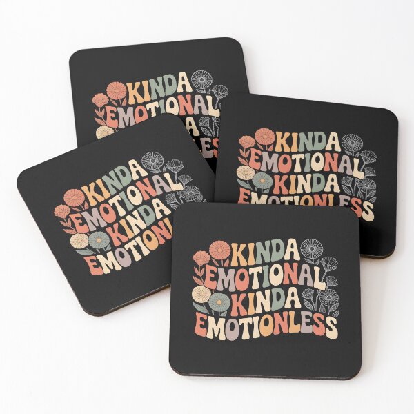 Item preview, Kinda Emotional Kinda Emotionless Personality Humor Design for Emotional Duality designed and sold by Redgiant87x.