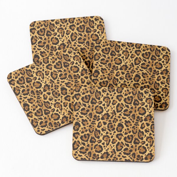 Item preview, Classic Golden Leopard Print Rosette Pattern designed and sold by 21 Tulips.