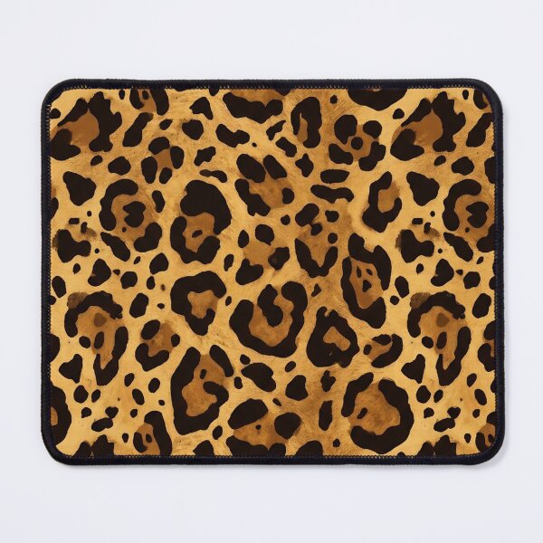 Item preview, Classic Golden Leopard Print Rosette Pattern designed and sold by 21 Tulips.