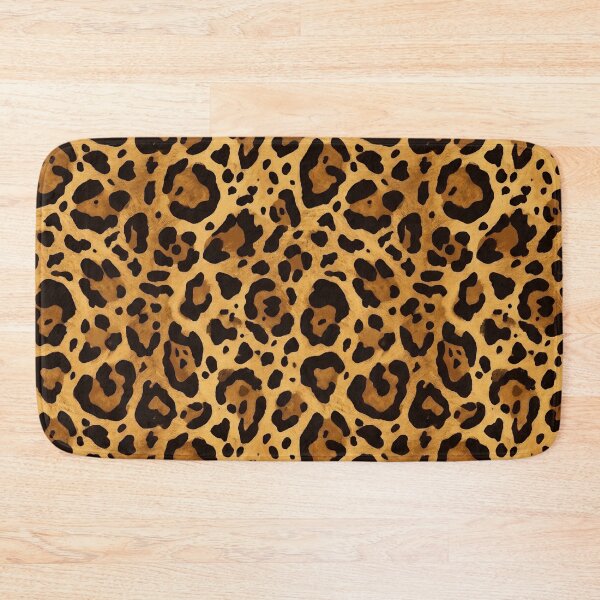 Item preview, Classic Golden Leopard Print Rosette Pattern designed and sold by 21 Tulips.