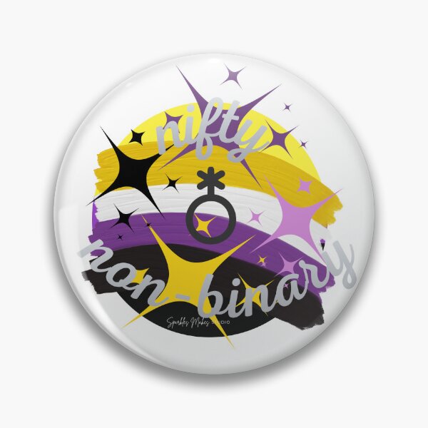Item preview, Nifty Non-Binary designed and sold by SparklesMakesStudio.
