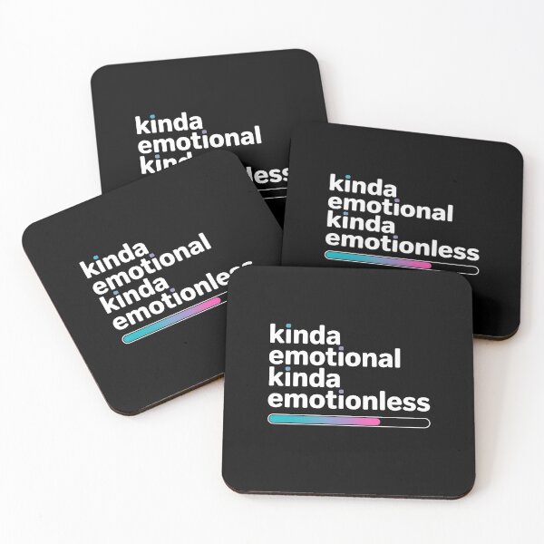 Item preview, Kinda Emotional Kinda Emotionless Emotional Graphic Inspired by Modern Mood Swings designed and sold by Redgiant87x.