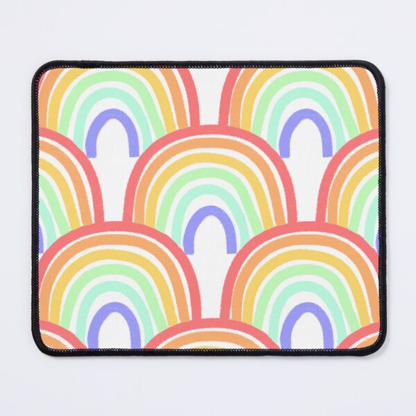 Item preview, Seamless Hand drawn Rainbow Pattern designed and sold by EmeraldMystic.