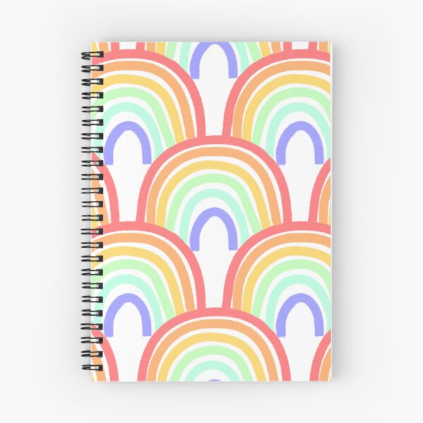 Item preview, Seamless Hand drawn Rainbow Pattern designed and sold by EmeraldMystic.