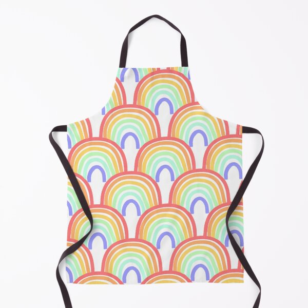 Item preview, Seamless Hand drawn Rainbow Pattern designed and sold by EmeraldMystic.