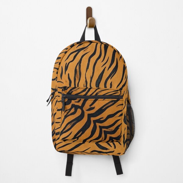 Item preview, Orange and Black Tiger Stripe Pattern designed and sold by 21 Tulips.