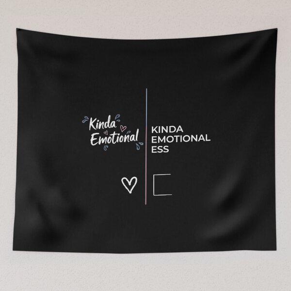 Item preview, Kinda Emotional Kinda Emotionless Funny Emotional Spectrum Apparel for Adults designed and sold by Redgiant87x.