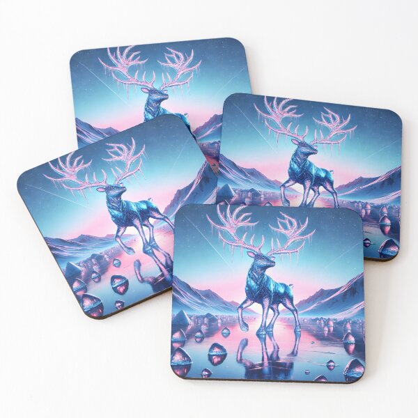 Item preview, Ice Deer, Ai Generated Art designed and sold by ACC .