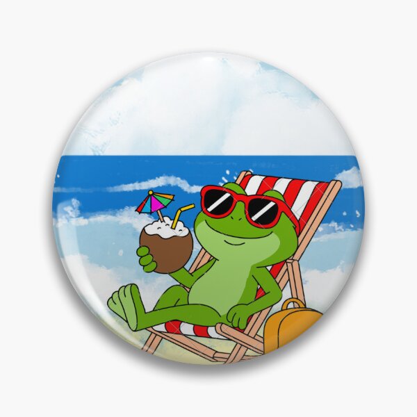 Item preview, Sometimes I Just Be Chillin Beach Frog Summer Vacation designed and sold by Ctrl+Z Enthusiast.