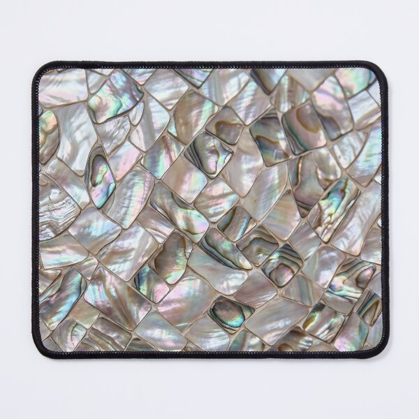 Item preview, Iridescent Mother of Pearl Abalone Mosaic Pattern designed and sold by 21 Tulips.