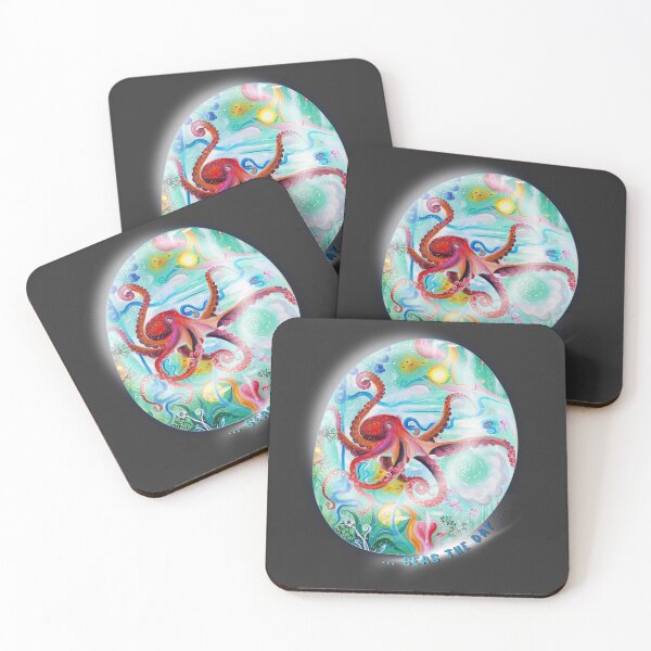 Item preview, Tropical Octopus - Seas The Day designed and sold by GabiVitryArt.