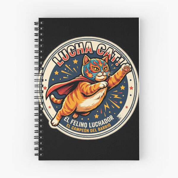 Item preview, El Gato Loco Lucha Libre Cat  designed and sold by Oommen Studio .