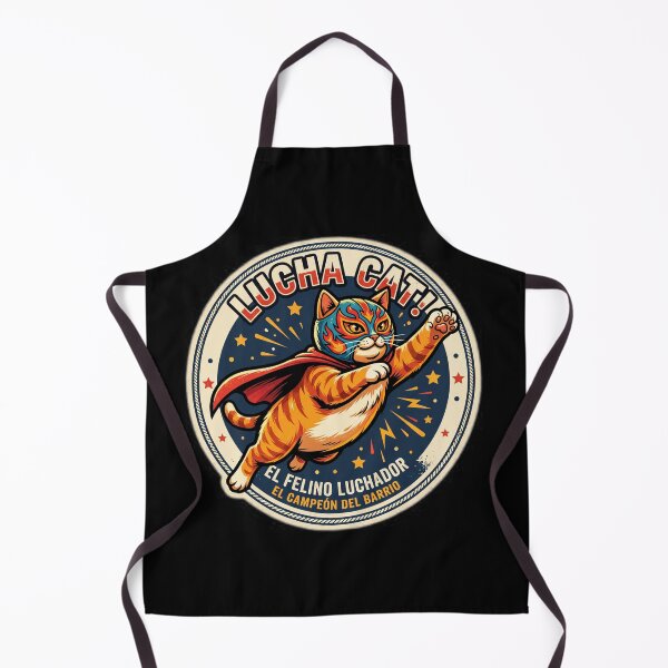 Item preview, El Gato Loco Lucha Libre Cat  designed and sold by Oommen Studio .