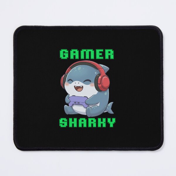 Item preview, Cute Gamer Shark Gaming Chibi Funny Video Game Lover Design designed and sold by Nature's Chibis.