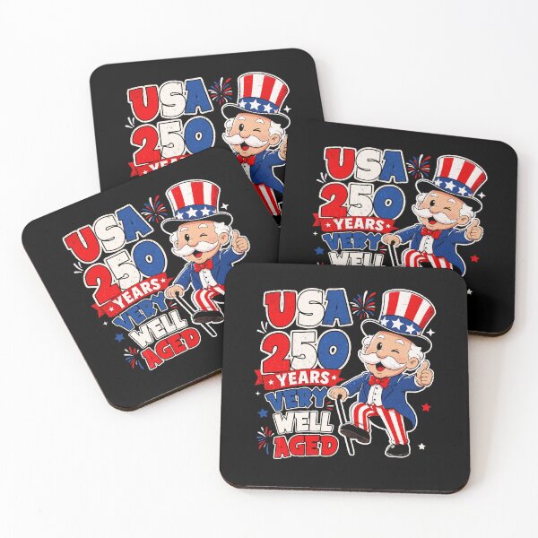 Item preview, 250 Years USA - Funny 250th Anniversary America 4th of July designed and sold by elongatedjazz.