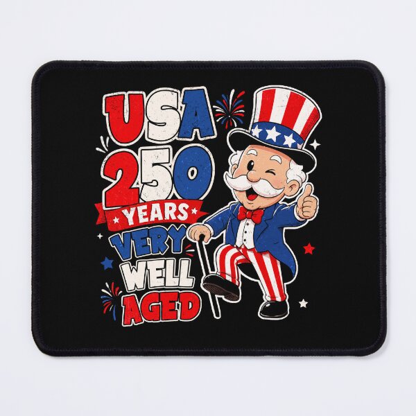 Item preview, 250 Years USA - Funny 250th Anniversary America 4th of July designed and sold by elongatedjazz.