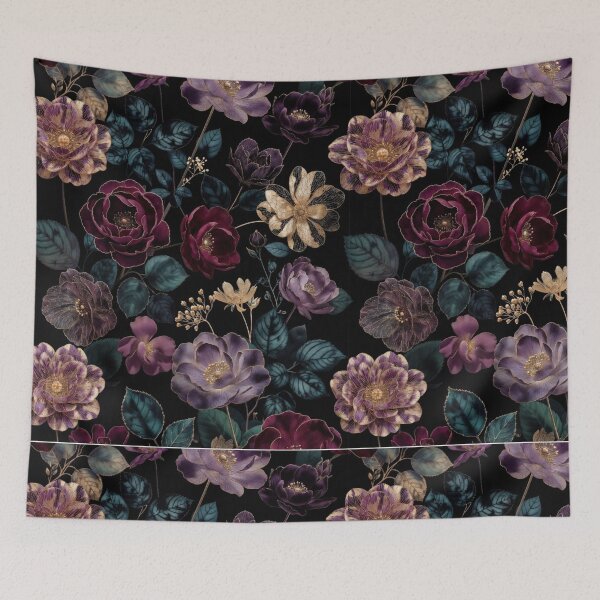 Item preview, Dark Floral Seamless Pattern, Moody Botanical Flower Print, Luxury Vintage Floral Design, Gothic Botanical Background, Elegant Surface Pattern PNG designed and sold by GalleryPeak.
