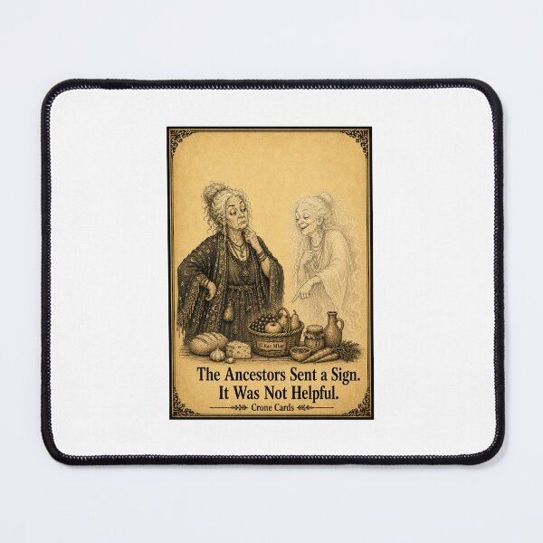 Item preview, Crone Cards — The Ancestors Sent a Sign. It Was Not Helpful. designed and sold by Kay Mhor Studio.