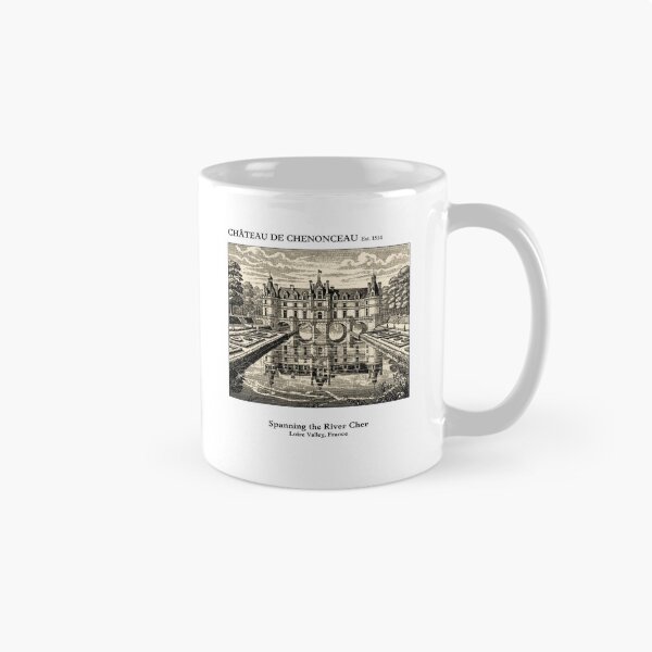 Item preview, Château de Chenonceau Vintage Engraving Art Print | Ladies Castle Spanning River Cher Loire Valley | France Wall Decor designed and sold by Panom Suavichien.