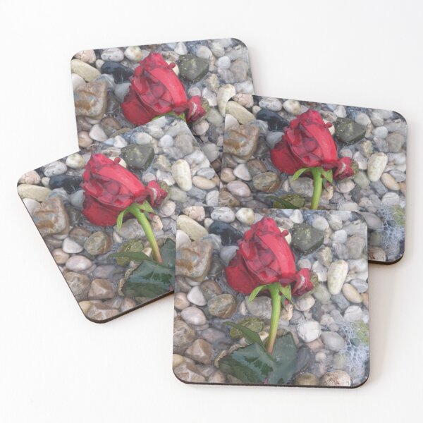 Item preview, Red Rose by the Sea Romantic Coastal Nature Photography designed and sold by AndaBast.