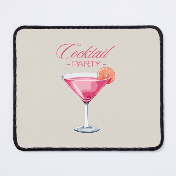 Item preview, Cocktail Party Pink Martini Glass T-Shirt Drinking Gift Night Out Tee designed and sold by oonproducts.