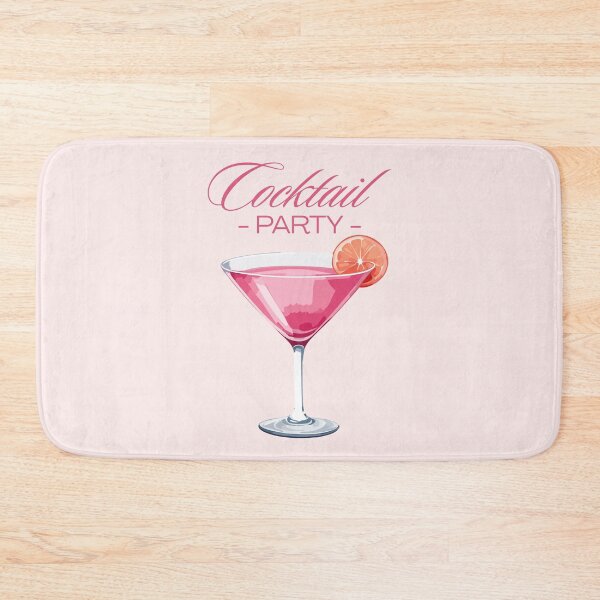 Item preview, Cocktail Party Pink Martini Glass T-Shirt Drinking Gift Night Out Tee designed and sold by oonproducts.