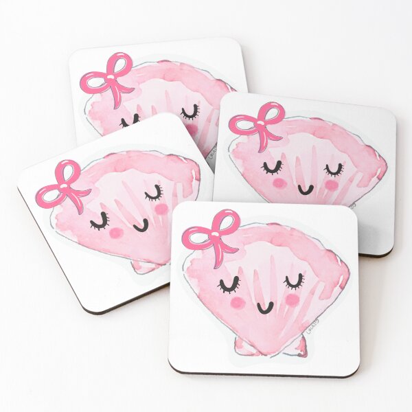 Item preview, Coquette Pink Seashell with Bow designed and sold by LadyLucasArt.