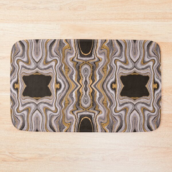 Item preview, Gold Agate Marble Seamless Pattern | Luxury Black Gold Geode designed and sold by Dino-Lune.
