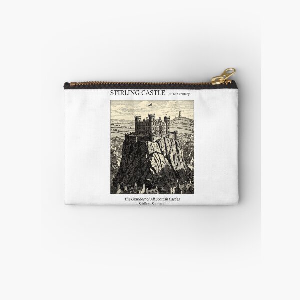 Item preview, Stirling Castle Vintage Engraving Art Print | Grandest Scottish Castle Volcanic Rock | Stirling Scotland Wall Decor designed and sold by Panom Suavichien.