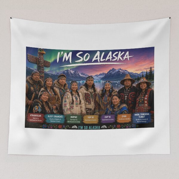 Item preview, We Are So Alaska-Tribes of AK designed and sold by YahnaKay.