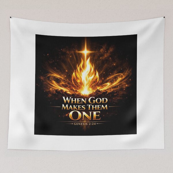 Item preview, When God Makes Them One – Genesis 2:24 designed and sold by MastersDesignNk.
